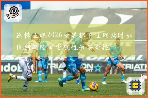 选择正规2026世界杯下注网站时如何判断赔率合理性和安全性